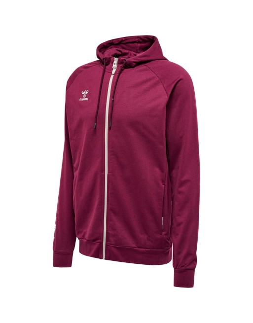 hmlMOVE GRID COTTON ZIP HOODIE