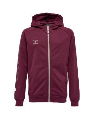 hmlMOVE GRID COTTON ZIP HOODIE KIDS