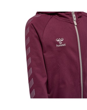 hmlMOVE GRID COTTON ZIP HOODIE KIDS