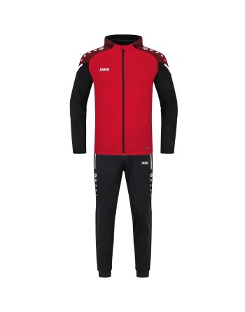 Trainingsanzug Polyester Performance mit Kapuze / Polyester-Fleece
