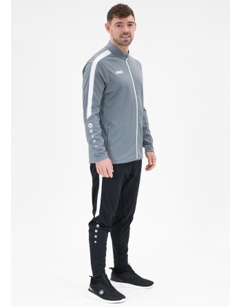 Polyesterjacke Power / Matt-Polyester-Tricot