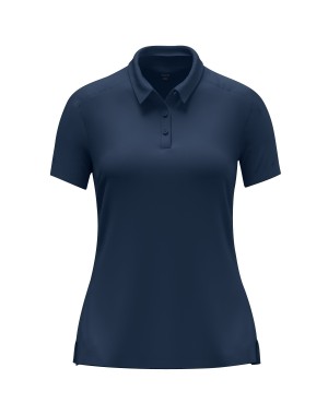 Polo Uni Damen / Polyester-Piquet