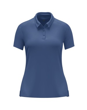 Polo Uni Damen / Polyester-Piquet