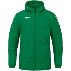 Coachjacke Team mit Kapuze / Polyester-Ribstop