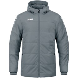 Coachjacke Team mit Kapuze / Polyester-Ribstop