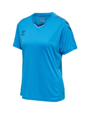 hmlCORE XK POLY JERSEY S/S WOMAN / Interlock-Stoff