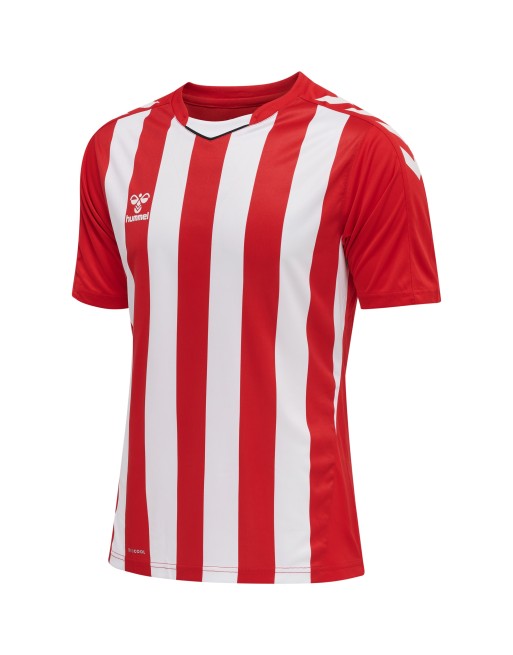hmlCORE XK STRIPED JERSEY S/S / Interlock-Stoff