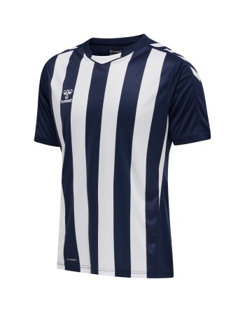 hmlCORE XK STRIPED JERSEY S/S / Interlock-Stoff